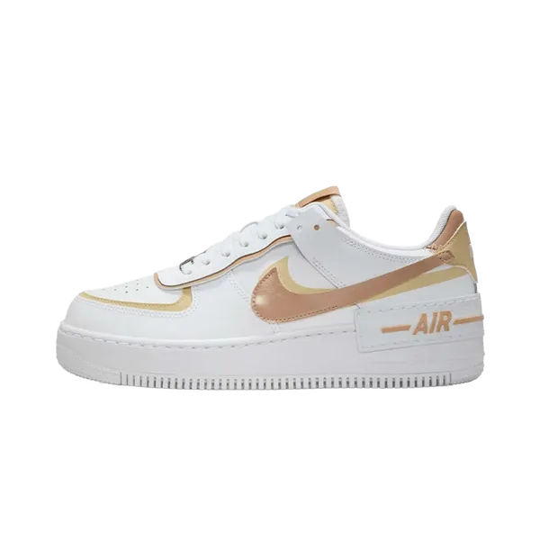 Nike Air Force 1 Low Shadow White Team Gold Rattan, vergelijk prijzen bij 1 winkel