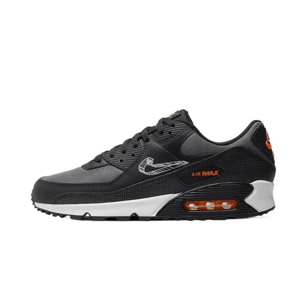 Nike Air Max 90 3D Swoosh Black Grey Orange, foto 2 van 2