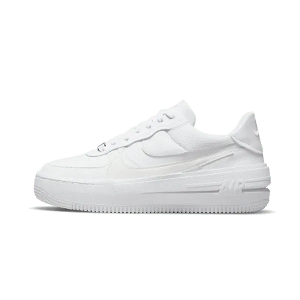 Nike Air Force 1 Low Platform Triple White, foto 2 van 2