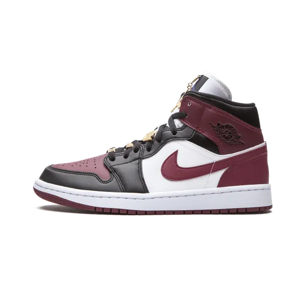 Jordan 1 Mid SE Black Dark Beetroot, foto 2 van 2