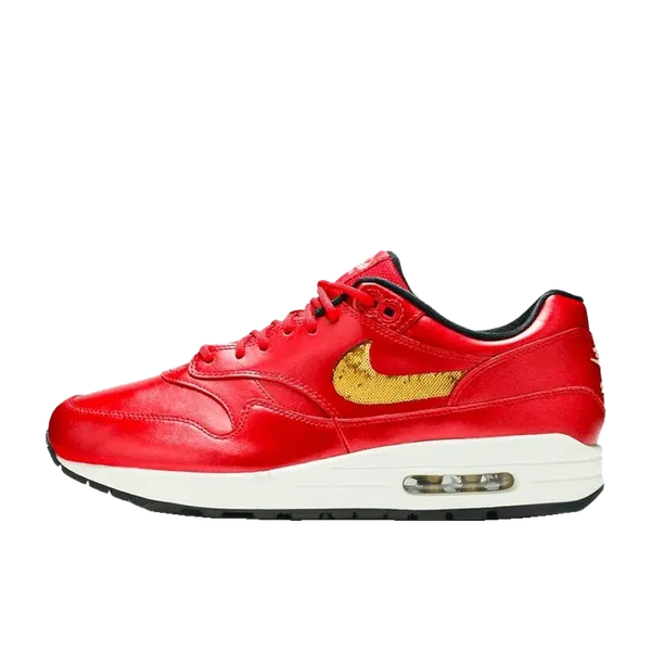 Nike Air Max 1 Red Gold Sequin, vergelijk prijzen bij 1 winkel