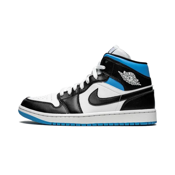Jordan 1 Mid Royal Black and Blue, foto 2 van 2