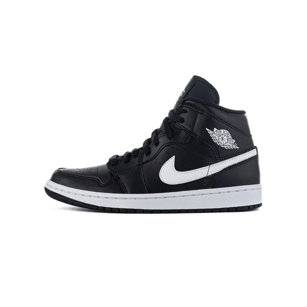 Jordan 1 Mid Black White, foto 2 van 2