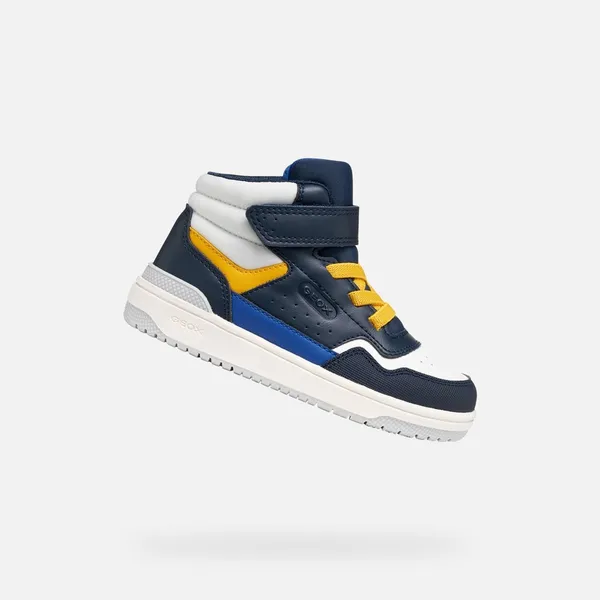 Geox Washiba I Blauw/Marine/Geel Kids, vergelijk prijzen bij 1 winkel