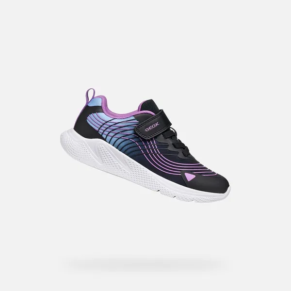 Geox Sneakers Zwart/Roze, vergelijk prijzen bij 2 winkels