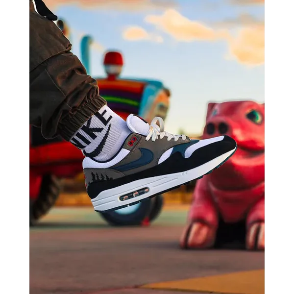 Nike Air Max 1 PRM Escape Treeline White/State Blue-Black-Soft Grey, vergelijk prijzen bij 1 winkel