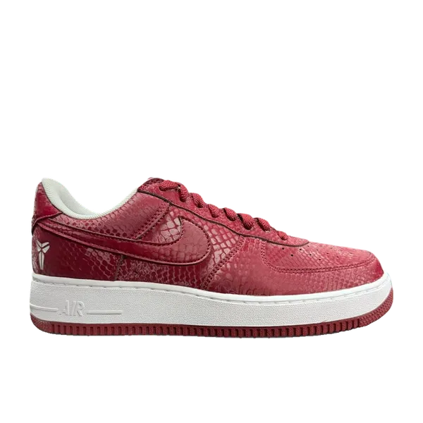 Nike Kobe Air Force 1 Low Rood/Wit, vergelijk prijzen bij 1 winkel