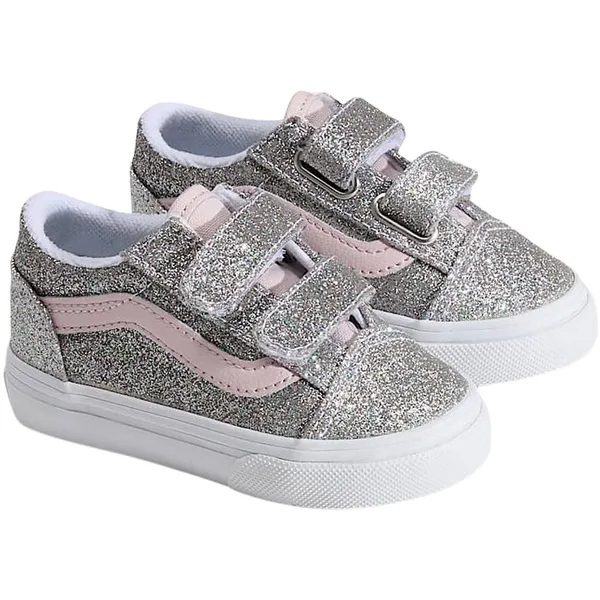 Vans Old Skool V Glitter Silver/Pale Petal, vergelijk prijzen bij 1 winkel