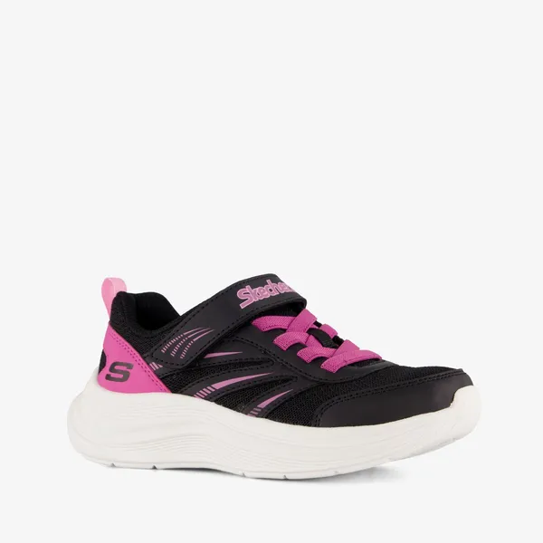 Skechers Streamline Zwart/Roze Uitneembare Zool Kids, vergelijk prijzen bij 1 winkel