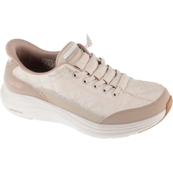 Skechers Slip-Ins: Contour Foam Cozy Fit Beige, vergelijk prijzen bij 1 winkel