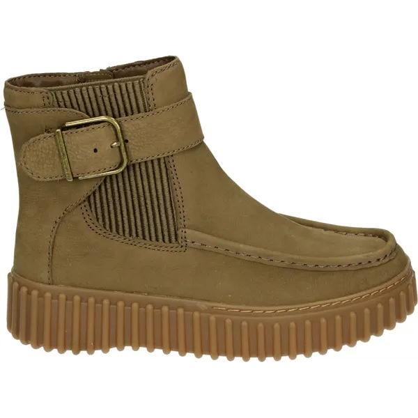 Clarks Torhill Buckle Half-Hoge Kleur: Taupe, vergelijk prijzen bij 1 winkel