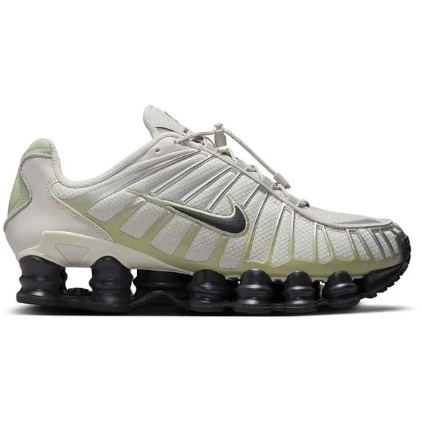 Nike Shox TL Light Bone/Olive Aura/Metallic Silver/Off Zwart/Wit/Groen, vergelijk prijzen bij 1 winkel