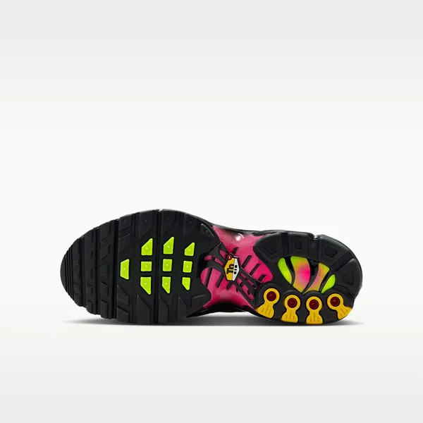 Nike Air Max Plus GS Black/Black-Hyper Pink-Volt Zwart/Roze/Geel, vergelijk prijzen bij 1 winkel