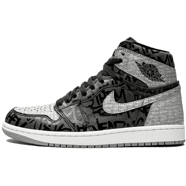 Jordan 1 Retro High OG Rebellionaire Black/White-Particle Grey, vergelijk prijzen bij 1 winkel