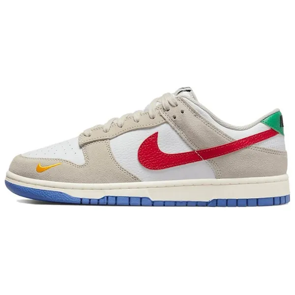 Nike Dunk Low Light Iron Ore/Wit/Game Royal/University Red/Grijs Wit, vergelijk prijzen bij 1 winkel