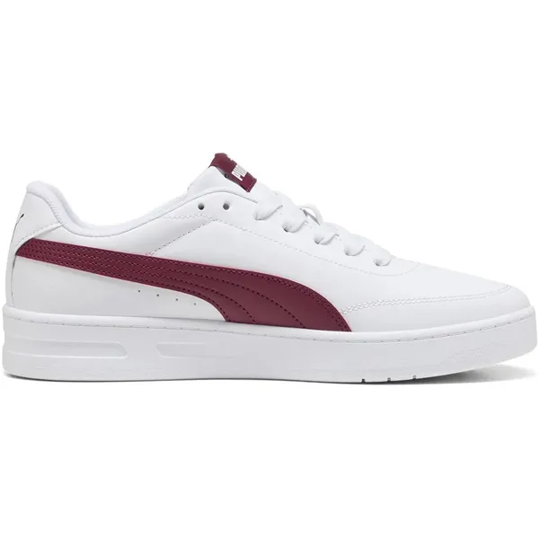 Puma Court Classic Clean White/Garnet Glow, vergelijk prijzen bij 1 winkel