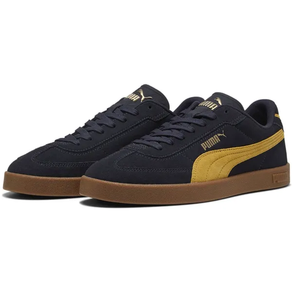 Puma Club II Era Suede New Navy/Archive Gold/Gum, vergelijk prijzen bij 1 winkel
