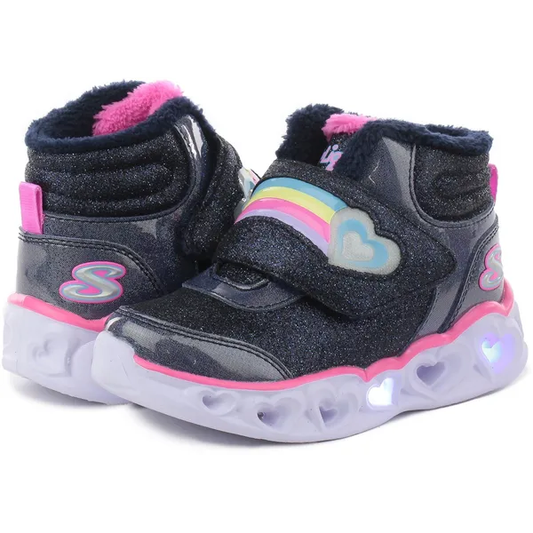 Heart Lights Brilliant Rainbow Skechers Zwart Model Kids, vergelijk prijzen bij 1 winkel