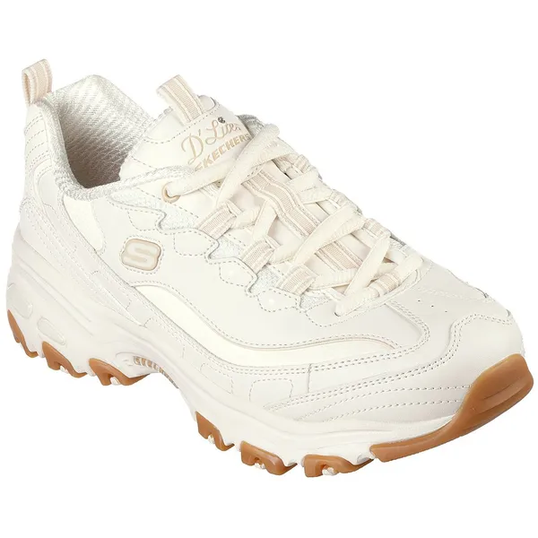 Skechers D'Lites Good Neutral Platform Ofwt Wit, vergelijk prijzen bij 1 winkel