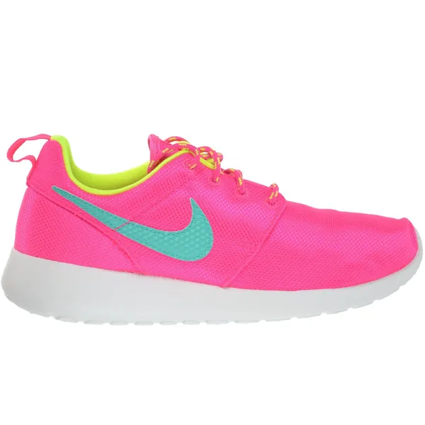 Nike Roshe Run (GS) Hyper Pink/Hyper Jade-Volt-White Roze/Groen/Wit, vergelijk prijzen bij 1 winkel