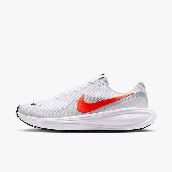Nike Revolution 8 White/Pure Platinum/Black/Bright Crimson Wit/Zwart Hardlopen, vergelijk prijzen bij 1 winkel