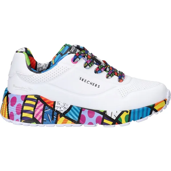 Skechers Street Britto: UNO Lite Britto Landscape Wit/Multicolor Kids, vergelijk prijzen bij 1 winkel
