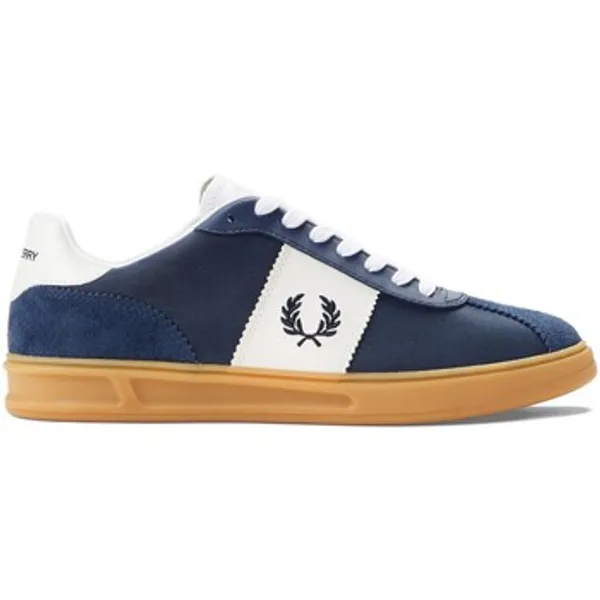 Fred Perry B4 Textured Poly Suede Blauw, vergelijk prijzen bij 1 winkel
