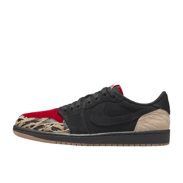 Jordan 1 Retro Low OG SP SoleFly Black/Sport Red/Beige, vergelijk prijzen bij 1 winkel