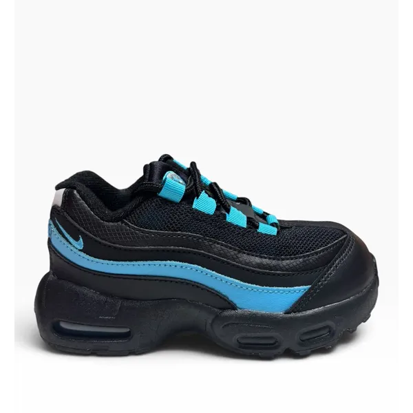 Nike Air Max 95 Recraft LTR (TD) Zwart/Lichtblauw, vergelijk prijzen bij 1 winkel