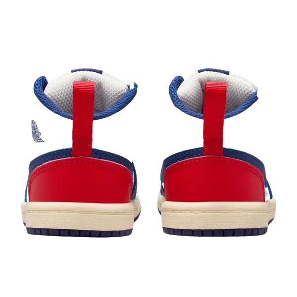 Nike Air Jordan 1 Mid TD White/University Red/Neutral Grey/Deep Royal Blue/Wit Rood, vergelijk prijzen bij 1 winkel