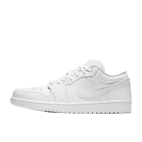 Jordan 1 Low Triple White Tumbled Leather, vergelijk prijzen bij 1 winkel
