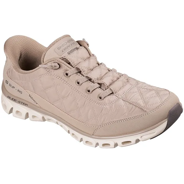Skechers Glide-Step-AT Ease Cozy Fit Slip-Ins Taupe, vergelijk prijzen bij 1 winkel