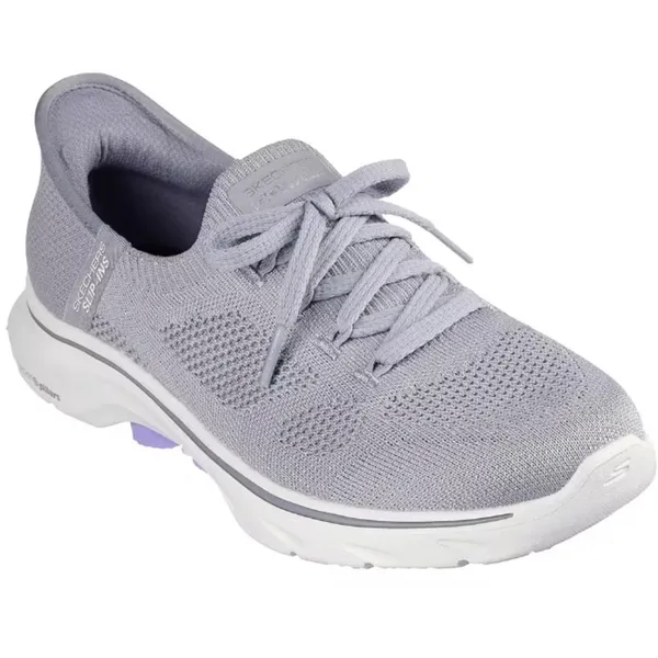 GO Walk 7 VIA Female Gray Skechers Comfortable Grijs, vergelijk prijzen bij 1 winkel