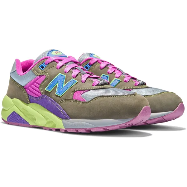 New Balance 580 Stray Rats Tribute to 2007 (Dark Moss/Cosmic Grape) Groen/Paars, vergelijk prijzen bij 1 winkel
