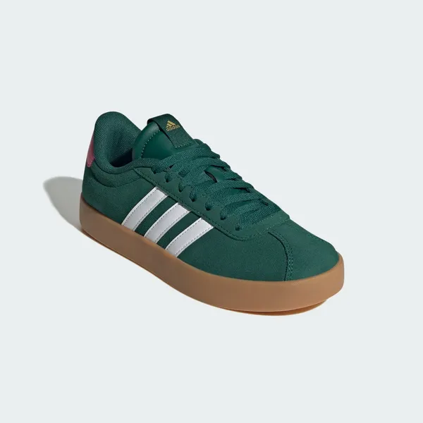 adidas VL Court 3.0 Groen/Wit/Roze, foto 4 van 4