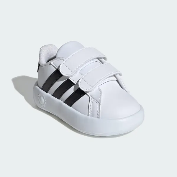 adidas Grand Court Cloud White Core Black Kids, foto 4 van 4