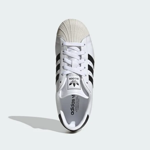 adidas Superstar Lo Pro Cloud White/Core Black/Gold Metallic (Wit), foto 2 van 4