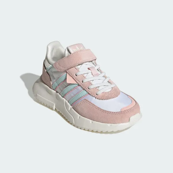 adidas Retropy F2 Core White/Halo Mint/Sandy Pink Kids, foto 4 van 4