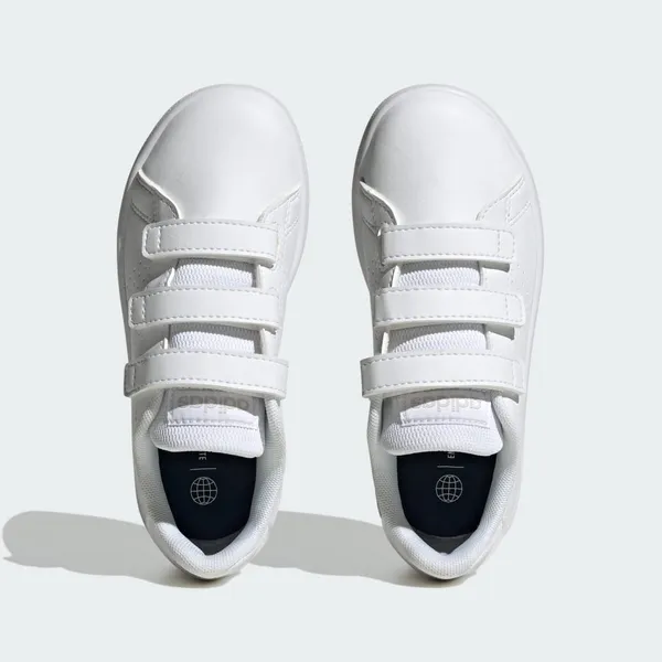 adidas Advantage Court Hook-and-Loop Cloud White/Grey One, foto 2 van 4