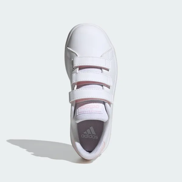 adidas Advantage Court Hook-and-Loop Cloud White/Clear Pink, foto 2 van 4