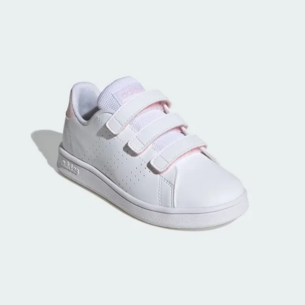 adidas Advantage Court Hook-and-Loop Cloud White/Clear Pink, foto 4 van 4