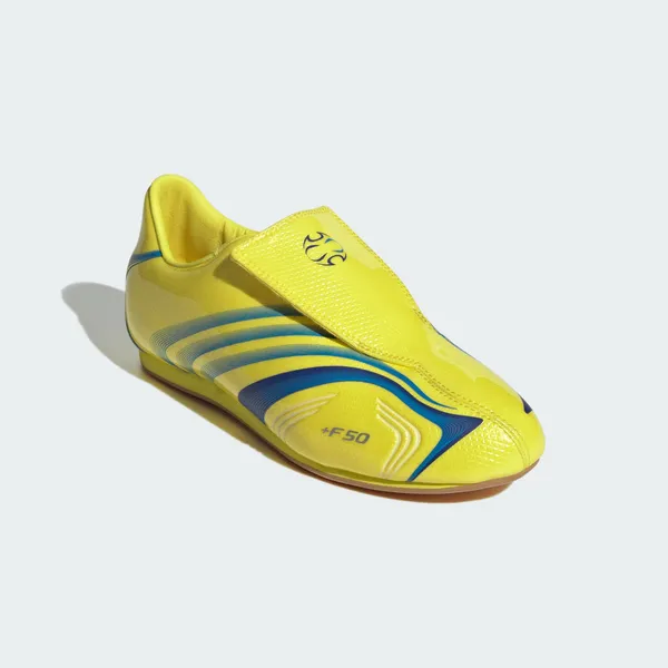 adidas Taekwondo F50 Bright Yellow/Bright Blue/Royal (Geel), foto 4 van 4