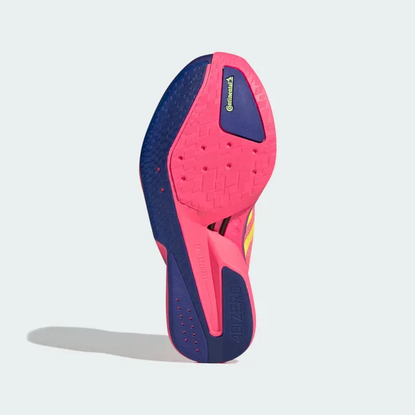 adidas Adizero Boston 13 Solar Turbo/Frozen Lemon/Dual Indigo (Geel), foto 3 van 4
