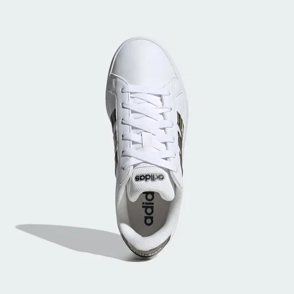 adidas Grand Court 3.0 Cloud White/Tent Green/Gum Kids, foto 2 van 4