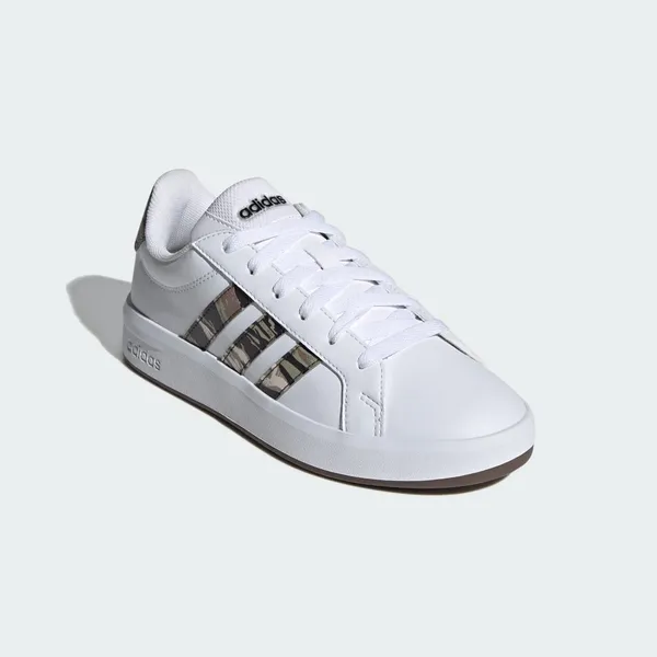 adidas Grand Court 3.0 Cloud White/Tent Green/Gum Kids, foto 4 van 4