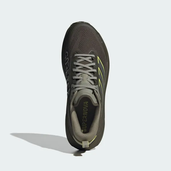 adidas Supernova Rise 3 GTX Shadow Olive/Iron Metallic/Frozen Lemon (Groen), foto 3 van 4