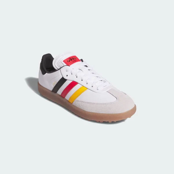 adidas Samba Spikeless Golfschoenen Cloud White/Pure Ruby/Core Black, foto 4 van 4