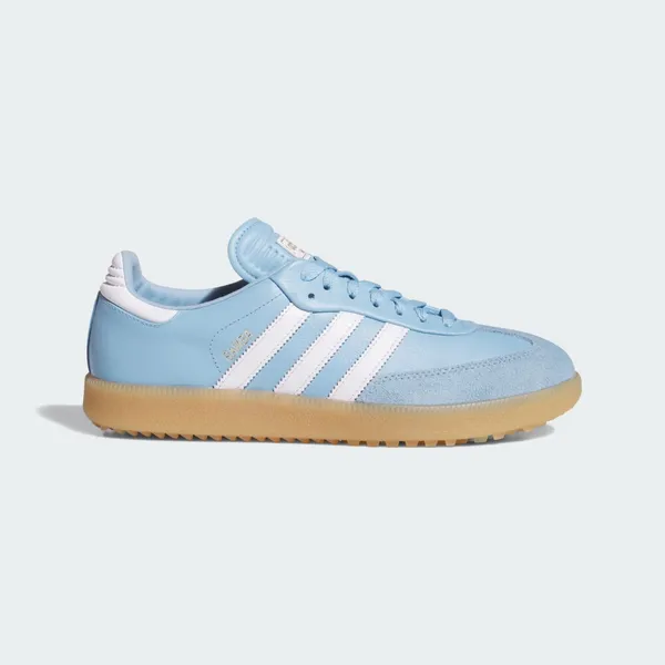 adidas Samba Spikeless Golfschoenen Clear Blue/Cloud White/Gum, vergelijk prijzen bij 1 winkel