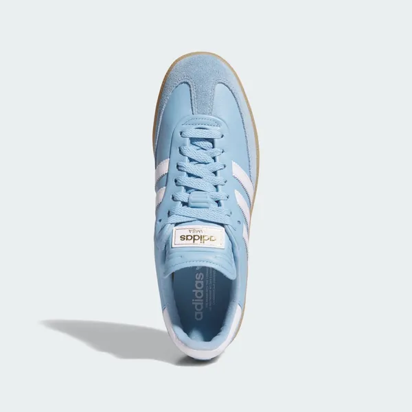 adidas Samba Spikeless Golfschoenen Clear Blue/Cloud White/Gum, foto 2 van 4