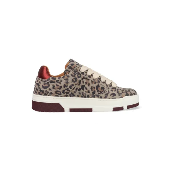 DWRS Whitby Leopard J6972-02-4568 Bordeaux/Rood/Grijs, vergelijk prijzen bij 1 winkel